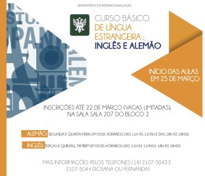 ITE oferece curso b�sico de ingl�s e alem�o