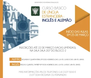 ITE oferece curso bsico de ingls e alemo