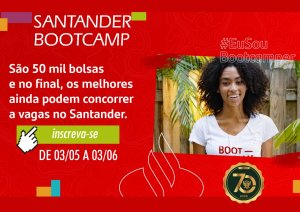 Santander Bootcamp est� com inscri��es abertas