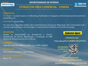 Estgio: h vaga para alunos de ADM