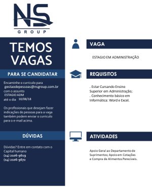 Est�gio em ADM