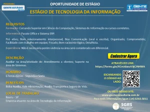 Estgio de tecnologia da informao
