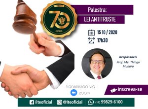 Palestra detalhar� a Lei Antitruste