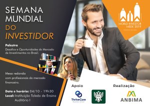 ITE sedia evento da Semana Mundial do Investidor nesta sexta-feira