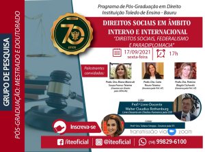 Grupo de pesquisa promove debate sobre direitos sociais, federalismo e paradiplomacia