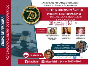 Grupo de pesquisa promove debate sobre direitos sociais, federalismo e paradiplomacia
