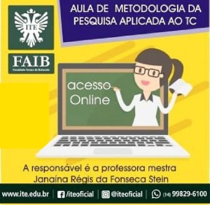 Aulas de TC j� t�m novas datas programadas