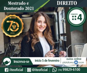 Mestrado e doutorado em Direito da ITE est�o com inscri��es abertas