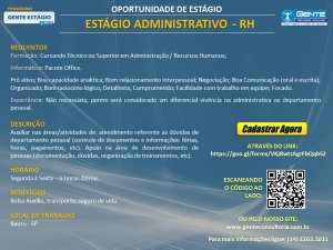 Est�gio Administrativo - RH