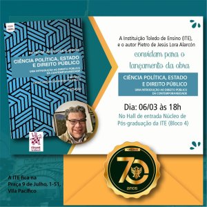 Professor da ITE lan�a obra sobre Direito P�blico