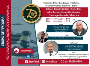 Grupo de pesquisa oferece palestra sobre ao sindical e manuteno do contrato de trabalho