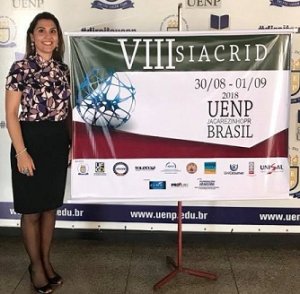 Professora Tatiana Stroppa apresenta artigo no VIII Siacrid