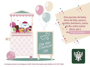 ITE arrecada doces para o Dia das Crianas