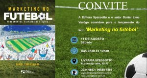 Professor da ITE lan�a livro sobre marketing no futebol