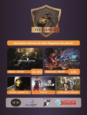 ITEGames 2017 j� recebe inscri��es