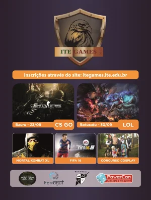 ITEGames 2017 j recebe inscries