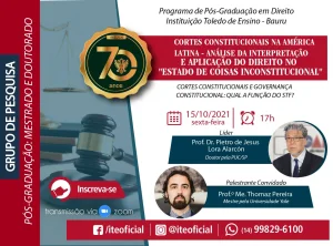 A funo do STF ser tema de palestra nesta sexta