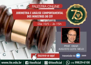 Palestra analisa a jurimetria e o STF nesta segunda