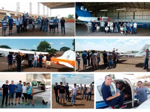 Cincias aeronuticas visita importantes centros de formao e logstica