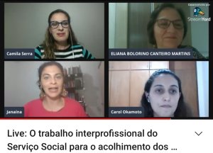 Iteana participa de live sobre Servi�o Social e acolhimento universit�rio