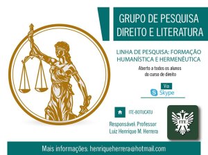 Grupo de Pesquisa em Direito, M�sica e Literatura divulga programa��o do semestre
