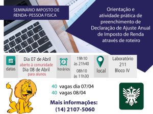 ITE proporciona nova oportunidade de informa��o sobre Imposto de Renda