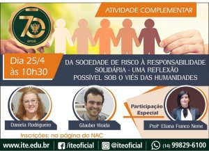 A responsabilidade solid�ria � tema central de palestra neste s�bado
