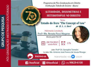 Grupo de pesquisa analisa o 'conceito de Direito'