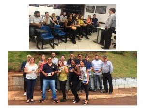 Engenharia de Produo faz visita tcnica  Cral Baterias em Bauru