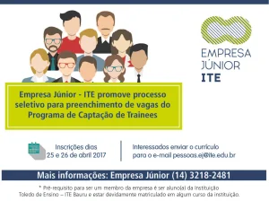 Empresa Jnior abre processo seletivo para trainees