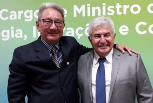Coordenador da ITE participou da cerim�nia de posse do Ministro Marcos Pontes