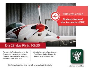 Sindicato Nacional dos Aeronautas realiza palestras na ITE