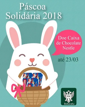 Pscoa Solidria arrecada bombons para o Nutras, em Botucatu