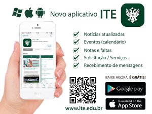 Aplicativo da ITE: sua vida acad�mica na palma da m�o