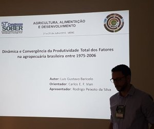 Artigo de iteano � apresentado no mais importante congresso do agroneg�cio brasileiro