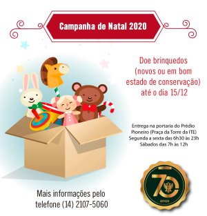 Campanha de Natal 2020 segue at� o dia 15