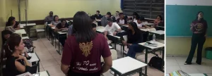 Aluna da ITE palestra sobre o papel social do Direito na Etec Bauru