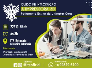 Minicurso ensina sobre Ultimaker Cura