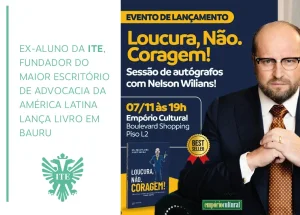 Ex-aluno da ITE, fundador do maior escritrio de advocacia da Amrica Latina lana livro em Bauru
