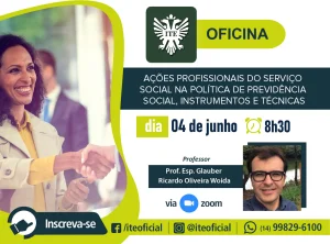 Sbado tem oficina sobre previdncia social