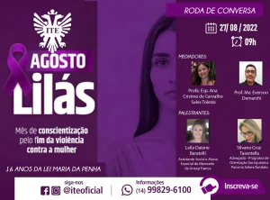'Agosto Lils'  tema de roda de conversa deste sbado
