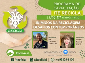 Palestra destaca os 'inimigos da reciclagem'