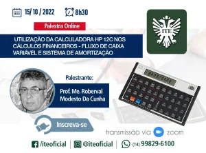 Minicurso ensina sobre o uso da calculadora HP 12C