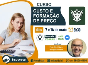 Curso ensina sobre custo e formao de preo&nbsp;
