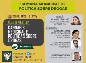 ITE abriga mesa de abertura da 'I Semana Municipal de Pol�tica sobre Drogas'