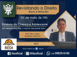 Redi falar sobre o Estatuto da Criana e do Adolescente