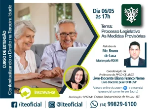 Palestra destaca as medidas provisrias&nbsp;
