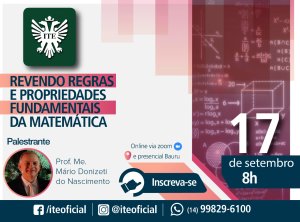 Atividade complementar ensina sobre as propriedades fundamentais da matem�tica neste s�bado&nbsp;