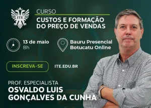 ITE oferece minicurso sobre custos e formatao do preo de vendas