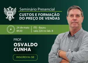 Sbado tem seminrio sobre custos e preos